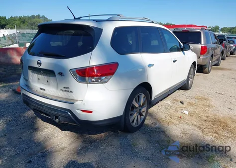 2014 Nissan Pathfinder Platinum из США, поврежденный, VIN 5N1AR2MM6EC679373
